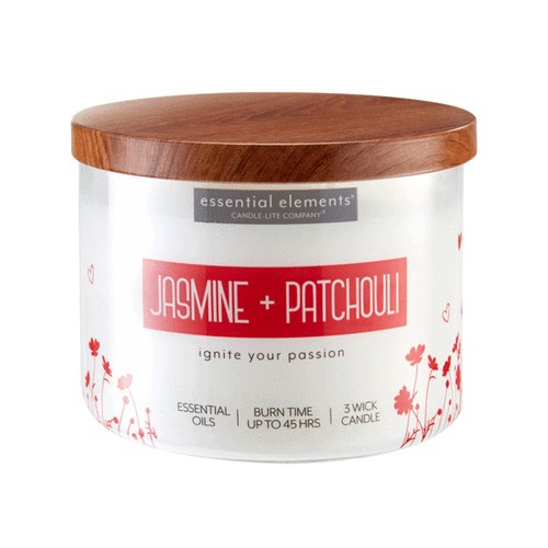 Essential Elements Candle Jar Jasmine & Patchouli 1 Pack
