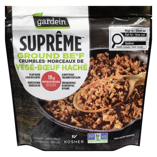 Gardein Plant Based Frozen Meat Alternative Ground Beef 397 g