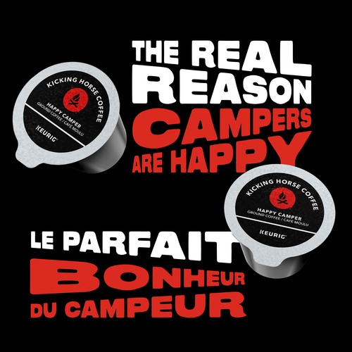 Kicking Horse Coffee Pods Happy Camper Medium Roast 24 K-Cups 276 g