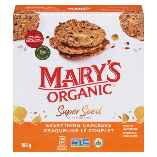 Mary's Organic Everything Crackers Super Seeds 155 g
