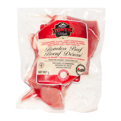 Tony's Beef Cured Boneless 907 g