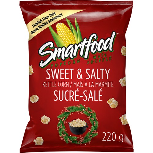 Smartfood Popcorn Seasoned Kettle Corn Sweet & Salty 220 g