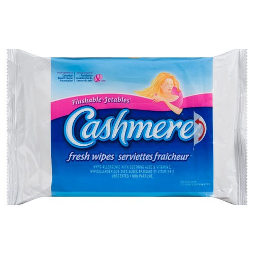 Cashmere Fresh Wipes Unscented 42 Count