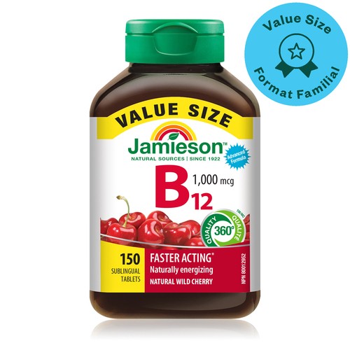 Jamieson Supplements Vitamin B12 150 Count