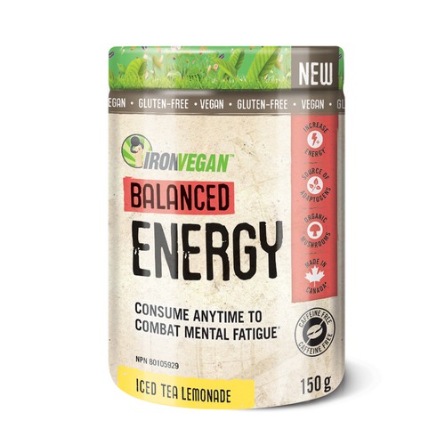 Iron Vegan Balanced Energy Ice Tea Lemonade 150 g