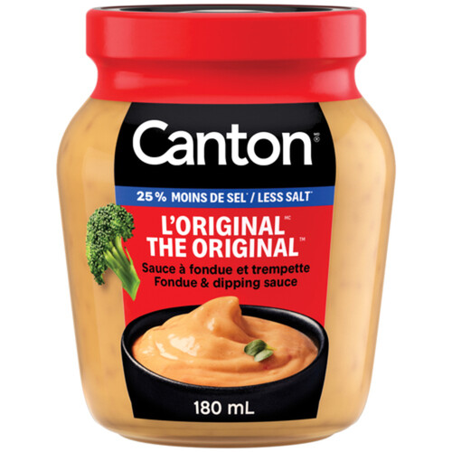 Canton Fondue & Dipping Sauce The Original 25% Less Salt 180 ml