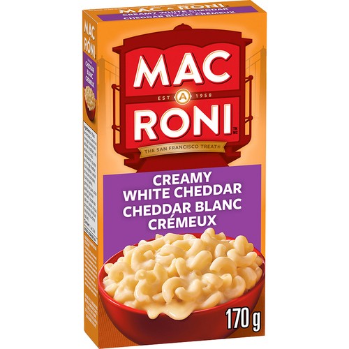 Mac-A-Roni Pasta With Sauce Creamy White Cheddar Flavour 170 g