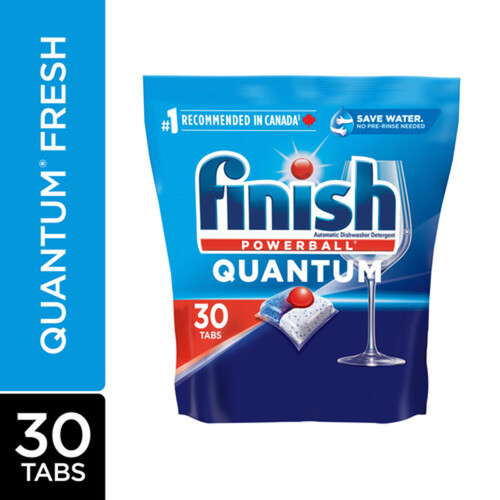 Finish Dishwasher Detergent Quantum Fresh 30 Tabs