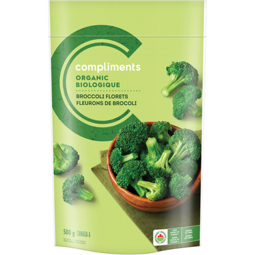 Compliments Organic Frozen Broccoli Florets 500 g