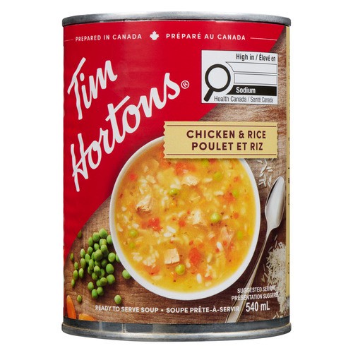 Tim Hortons Soup Chicken & Rice 540 ml