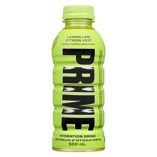 Prime Hydration Drink Lemon Lime 500 ml (bottle)