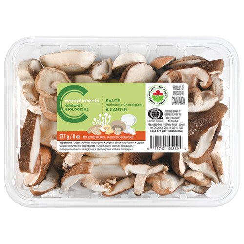 Compliments Organic Mushrooms Sauté Blend 227 g