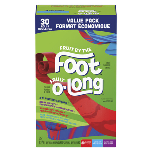 Betty Crocker Fruit By The Foot Gluten-Free Fruit Snack Variety Pack 637 g