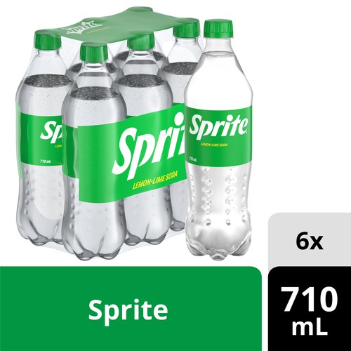 Sprite Soda 6 x 710 ml (bottles)