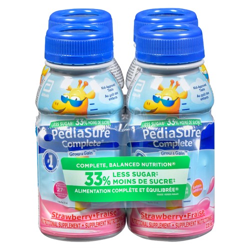 PediaSure Nutritional Supplement Strawberry 4 x 235 ml