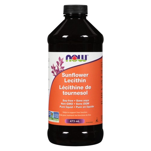 Now Supplements Sunflower Liquid Lecithin 473 ml