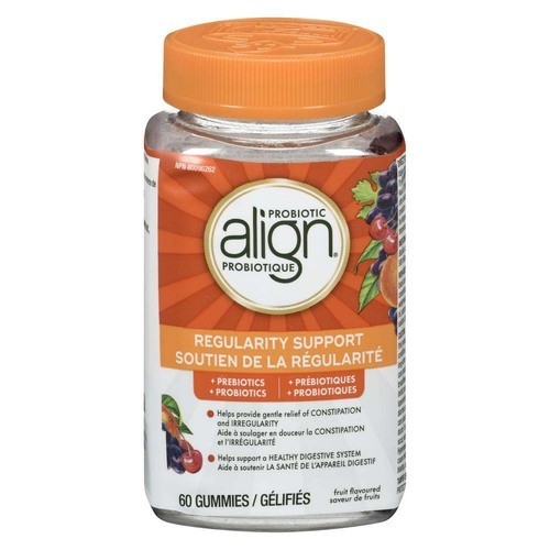 Align Probiotics Regularity Gummies Fruit Flavoured 60 Count