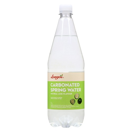 Longo's Sparkling Water Lime 1 L (bottle)