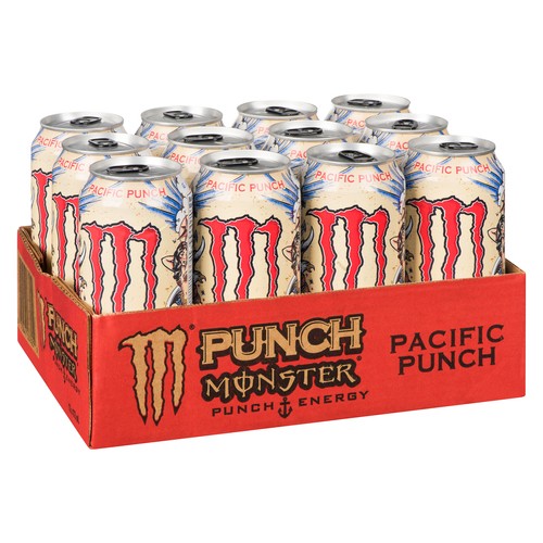 Monster Punch Energy Drink Pacific Punch 12 x 473 ml