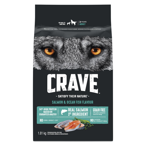 Crave Dog Food Salmon & Ocean Fish Dog 1.81 kg