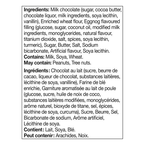 Celebration Cookies Milk Chocolate Eggnog Truffle 240 g