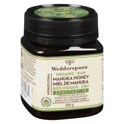 Wedderspoon Organic Manuka Raw Honey 250 g