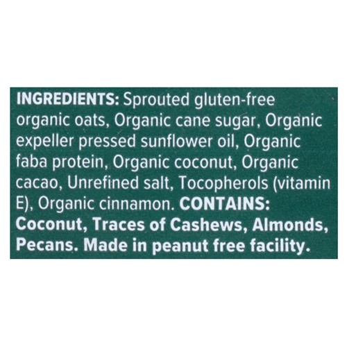 One Degree Organic Foods Protein Granola Sprouted Coconut Cacao 283 g