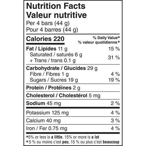 Coffee Crisp Peanut-Free Chocolate Bars Junior 25 Pack 275 g