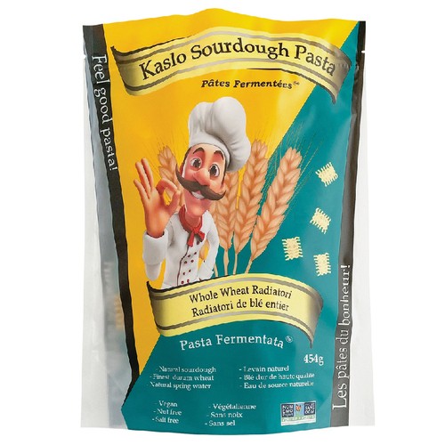 Kaslo Sourdough Pasta Fermentata Whole Wheat Radiatori 560 g