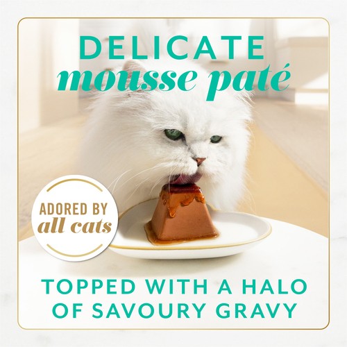 Fancy Feast Gems Wet Cat Food Mousse Paté With Tuna 2 x 57 g