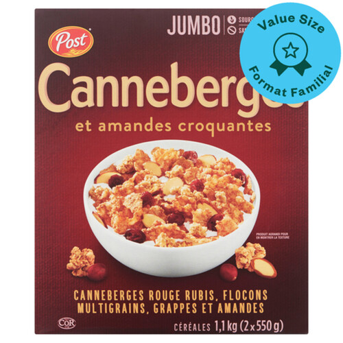 Post Cereal Cranberry Almond Crunch Jumbo 1.1 kg