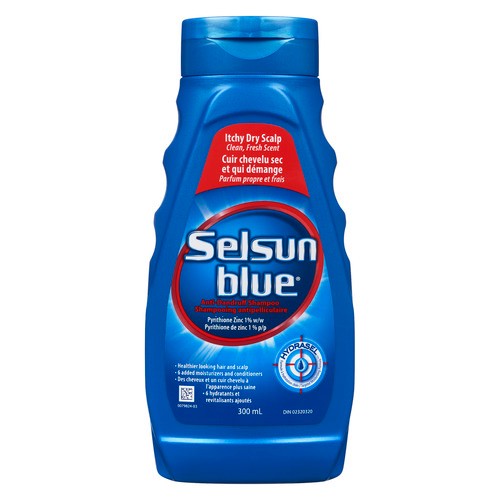 Selsun Blue Shampoo Itchy Dry Scalp Anti Dandruff 300 ml
