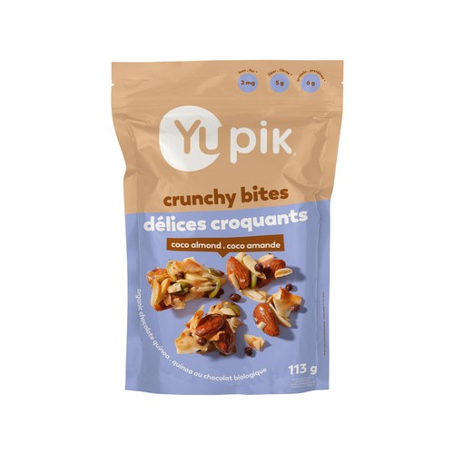 Yupik Snack Bites Choco-Quinoa Coco Almond Crunchy 113 g
