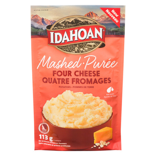 Idahoan Mashed Potatoes Four Cheese 113 g