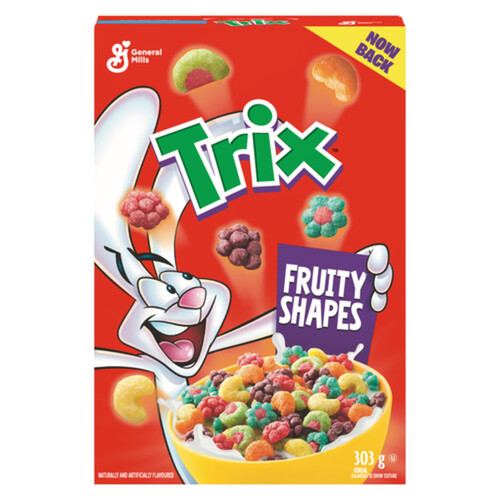 Trix Fruity Cereal Shapes Kids Breakfast 303 g