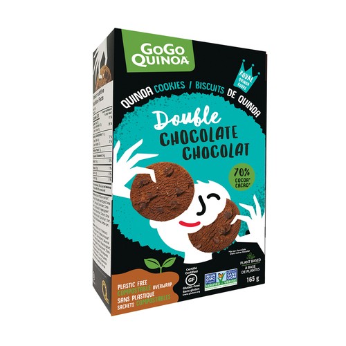 GoGo Quinoa Gluten-Free Cookies Double Chocolate 165 g