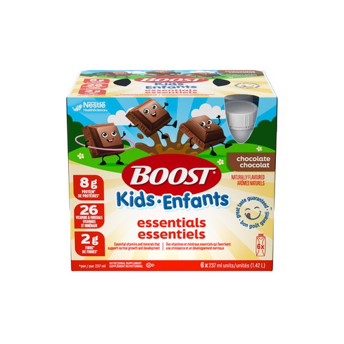 Boost Kids Essential Nutritional Supplements Chocolate 6 x 237 ml