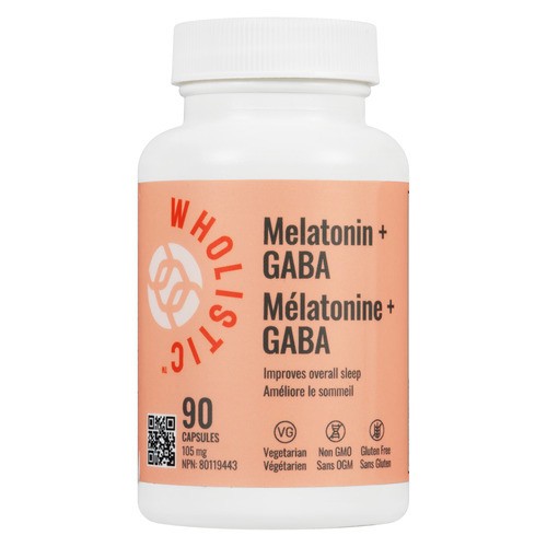 AOR Melatonin Plus Gaba Capsules Vitamin 90 ea
