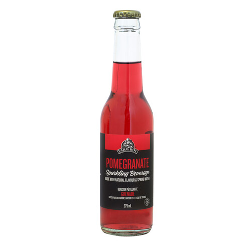 Farm Boy Sparkling Beverage Pomegranate 275 ml (bottle)