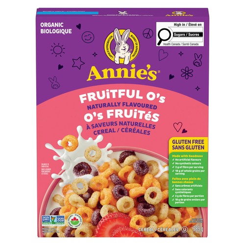 Annie's Organic Cereal Fruitful O's 289 g
