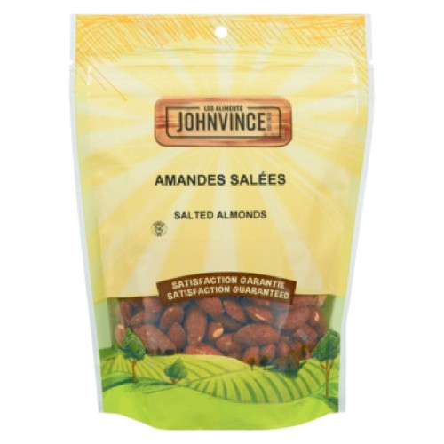 Johnvince Foods Salted Roastd Almonds 200 g