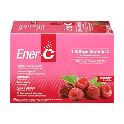 Ener-C Multivitamin Drink Mix Raspberry 30 x 9.28 g