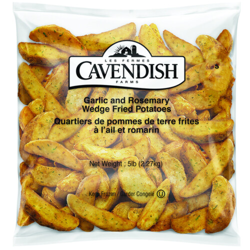 Cavendish Farms Frozen Wedges Garlic & Rosemary 2.27 kg