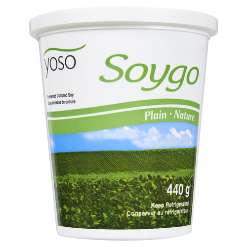 Yoso Yogurt Plain Soy 440 g