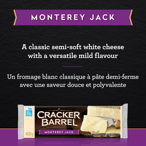 Cracker Barrel Cheese Monterey Jack 400 g