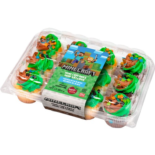 Two Bite Mini Cupcakes Minecraft 284 g
