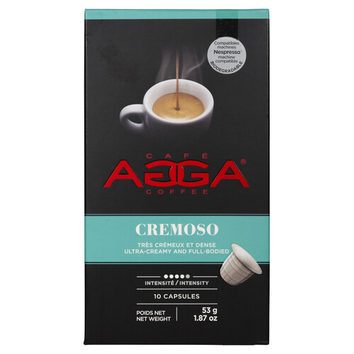 Agga Coffee Pods Espresso Cremoso 10 Capsules 53 g