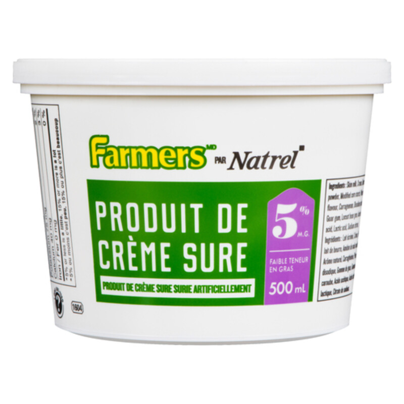 Farmers 5 Sour Cream Light 500 ml Voilà Online Groceries & Offers