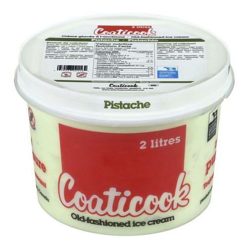 Coaticook Gluten-Free Ice Cream Pistachio 2 L