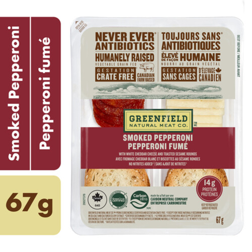 Greenfield Natural Meat Snack Kit Smoked Pepperoni 67 g